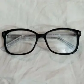 126221 Zenni Optical Square Glasses Frames Black /white