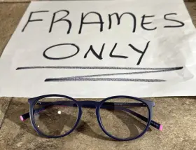 2013816 Zenni Optical Blue/pink Round Eyeglasses Frames Full Rim 49-21-138-39mm G26