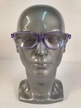 51-14-130 Zenni Optical 2022317 Eyeglasses Frame Purple Kids Oval