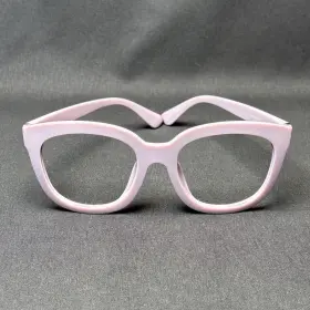2026217 Zenni Optical Mauve Square Glasses Large Frames Only Discontinued Lilac Purple