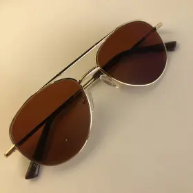 419014 Zenni Optical Aviator Eyeglass Frames Only Gold