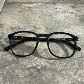 4427125 Zenni Optical Brown Tortoiseshell Square Eyeglasses Frames 51-21-145-43mm