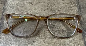 4437015 Zenni Optical Women S Brown Eyeglasses Frame Full Rim 52-15-139-39mm