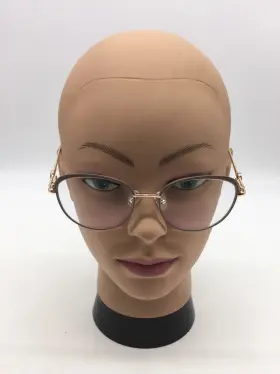 53-17-140 Zenni Optical 8568 Eyeglasses Frame Brown/gold