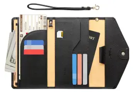 B07kn1ztp6 Zoppen Passport Holder Travel Wallet Ver.5 For One Size # 2 Black