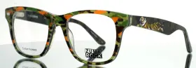 51-19-140 Zuma Rock Zr010 Mul Camouflage Mens Square Full Rim Eyeglasses B 42