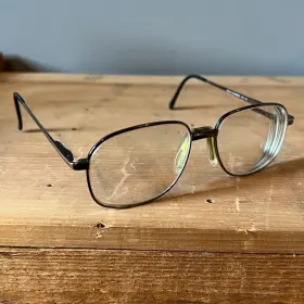 Zyloware 56016 Vintage Stetson 171 56-16 58mm Metal Eyeglass Frames Gunmetal Aviator