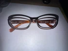 Tory Burch Ty 2009 513 52-18-135 Brown Mix Full Rim Eyeglasses Frame New. Price: $27.00.