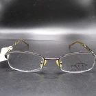 Oscar De Renta OSL707 Half Rim Eyeglass Frames Brown Gold 50-20-135 New. Price: $29.38.