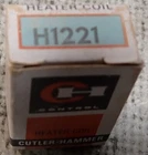 New Cutler-hammer Heater Element Coil H1221 Thermal Overload. Price: $17.50.