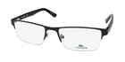 New Lacoste L2237 Eyewear Vietnam Black Metal & Plastic Half-rim 002 Rectangular. Price: $49.95.