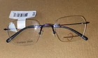 Naturally Rimless Nr 374 Navy Eyeglass Frames 51 19 140 (B-33) New. Price: $19.99.