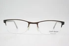 Glasses Owp Design 8719 Titanium Bronze Brown Half-rim Frame New. Price: $82.71.