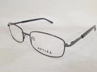 Optika OM127 Extra Large Eyeglasses Frame Gunmetal 60-18-155 Xxl New. Price: $49.90.