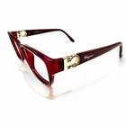 Salvatore Ferragamo SF2666R 525 Cherry Red Eyeglasses 54-15 135 Italy Frame Only Pre-owned. Price: $34.87.