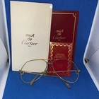 Rare Cartier Vendome Santos Aviator Frames Only James Bond 18K Gold Plated Pre-owned. Price: $1183.00.