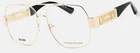 Moschino MOS639 000 Eyeglasses Gold/black Frame 56MM New. Price: $69.59.