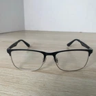 Ray-ban RB1052 4055 Youth Silver Black Frames Only 49-15-130 Excellent Cond Pre-owned. Price: $35.96.