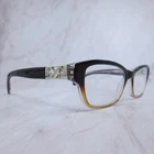 Tory Burch Ty 2039 1010 Brown Gradient Cat Eyeglasses Frames 53-16-135 Pre-owned. Price: $67.49.