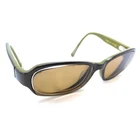 Nike 7008 318 Green Brown Rectangle Eyeglasses Frames 140 Designer Women Pre-owned. Price: $79.99.