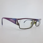 Alain Mikli ML1011 0043 Purple Blue Rectangular Eyeglass Frames France 57-18-140 Pre-owned. Price: $119.99.