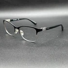 Vogue 4050 352 Eyeglasses Frame Black Silver 51-17-135 Used Pre-owned. Price: $24.00.
