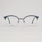 Dutz DZ836 Women's Round Semi-rimless Glasses In Violet Multi 48MM New. Price: $149.99.