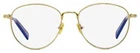 Tom Ford TF5749-B 028 Gold/black Round Metal Eyeglasses Frame 52-17-145 Pre-owned. Price: $258.00.