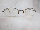 Anne Klein 9038-K1523 Eyeglasses Frame Women Brown Metal Half Rim Oval 50-18-135 Pre-owned. Price: $20.73.