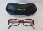Vogue VO2594 Purple Rectangular Full Rim Eyeglasses Frames 49-15-135 Pre-owned. Price: $50.00.