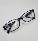 Elizabeth Arden Eyeglasses Frame EA6060-1 Blue Tortoise Rectangle 53-16-135 Pre-owned. Price: $24.95.