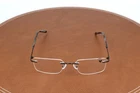 Marchon Airlock Prosper 201 Black Rectangle Eyeglasses Frames 53-18-140 New. Price: $124.95.