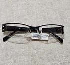 Covergirl Eyewear CG0394-1 Black White 51/18/135 Eyeglasses Frame Half Rims New. Price: $20.90.