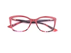 Kay Unger Eyeglasses, Frames Only, K237 Hm Red/red Havana, 55-16-145, Plastic Pre-owned. Price: $49.99.