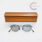 Masunaga GMS-199T Eyeglasses Gold, Dark Demi-cell Frame Used W/case Pre-owned. Price: $309.99.