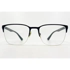 Ray-ban RB6428 2995 Black Metal Half Rimmed Eyeglasses 54-19-145 Men Pre-owned. Price: $39.99.