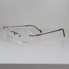 Stepper SI-93634 F018 Purple Rimless Titanium Eyeglasses Frames 52-16-135MM New. Price: $94.95.