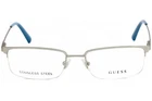 Guess GU50005 011 Matte Silver Metal Semi Rim Optical Eyeglasses Frame 56-18-145 New. Price: $91.60.