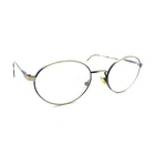 Byblos Vintage BY522 3021 Satin Gold Oval Eyeglasses Frames 50-20 140 Italy Pre-owned. Price: $59.99.