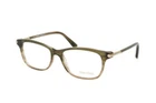 Tom Ford FT5237 098 Eyeglasses Color - Brown/olive Green Striped Demo Lens New. Price: $129.99.