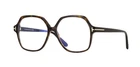 Tom Ford FT6062-B Blue Block Shiny Dark Havana (052) Eyeglasses New. Price: $249.00.