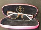 Juicy Couture JU109 Brown And Pink Matte Eyeglasses Frame 51-16-130 With Case. Pre-owned. Price: $24.50.