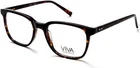 Viva Eyewear VV4038 052 Havana Square Plastic Optical Eyeglasses Frame 53-19-140 New. Price: $83.60.