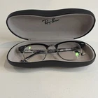 Ray Ban Eyeglasses Frames Only Rb 5154 5649 49-21-140 Black Silver Classic *read Pre-owned. Price: $44.99.