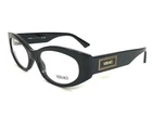 Versace Eyeglasses Frames MOD.3369 GB1 Shiny Black Cat Full Rim 53-17-140 New. Price: $159.99.
