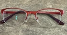 Eyebuydirect Melody C3 Red Half Rim Metal Eyeglass Frames 51-18-140-35MM Pre-owned. Price: $15.99.