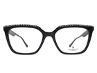 Seraphin Eyeglasses Frames Shimmer 29/BLK Black Cat Crystals 53-17-145 New. Price: $149.99.