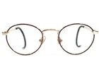 Pueblo Toddler Kids Eyeglasses Frames Atlanta 236 Red Gold Round 41-17-115 New. Price: $29.09.