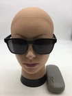 Gucci Unisex Matte Black Frame Trendy Sunglasses 61-16-145 Grey Lenses Pre-owned. Price: $74.99.
