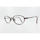 Elle Eyeglasses Women Burgundy EL2588 Oval Full Rim Metal Frames 49-18-140 Pre-owned. Price: $39.99.